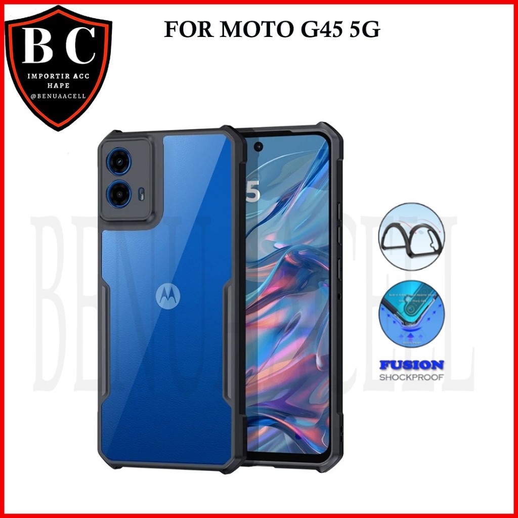 เคสเกราะ SHOCKPROOF สําหรับ MOTOROLA MOTO G45 5G MOTO EDGE 60 FUSION