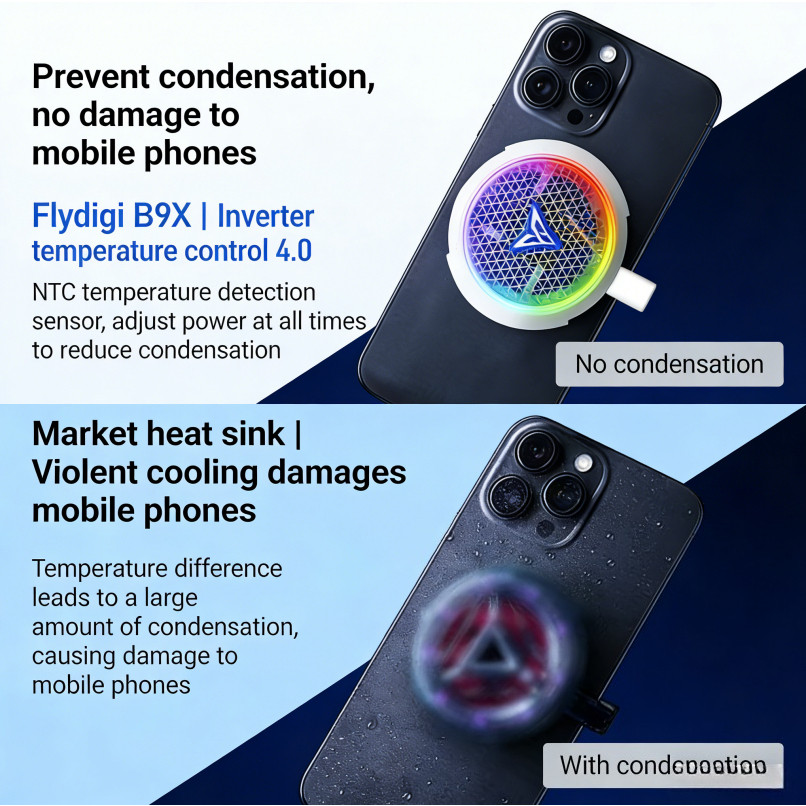 Tinzshop Flydigi B9X พัดลมระบายความร้อนมือถือสุดล้ำ รูปที่ 5