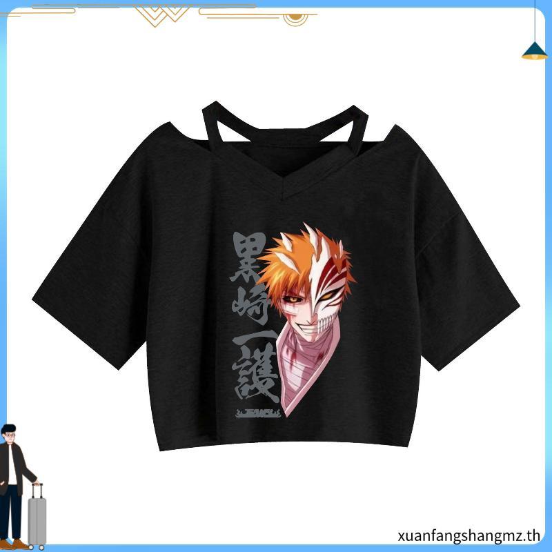 VATANA - เสื้อครอปผู้หญิงสีดำพิมพ์ลาย IRON MAN ลิขสิทธิ์ MARVEL