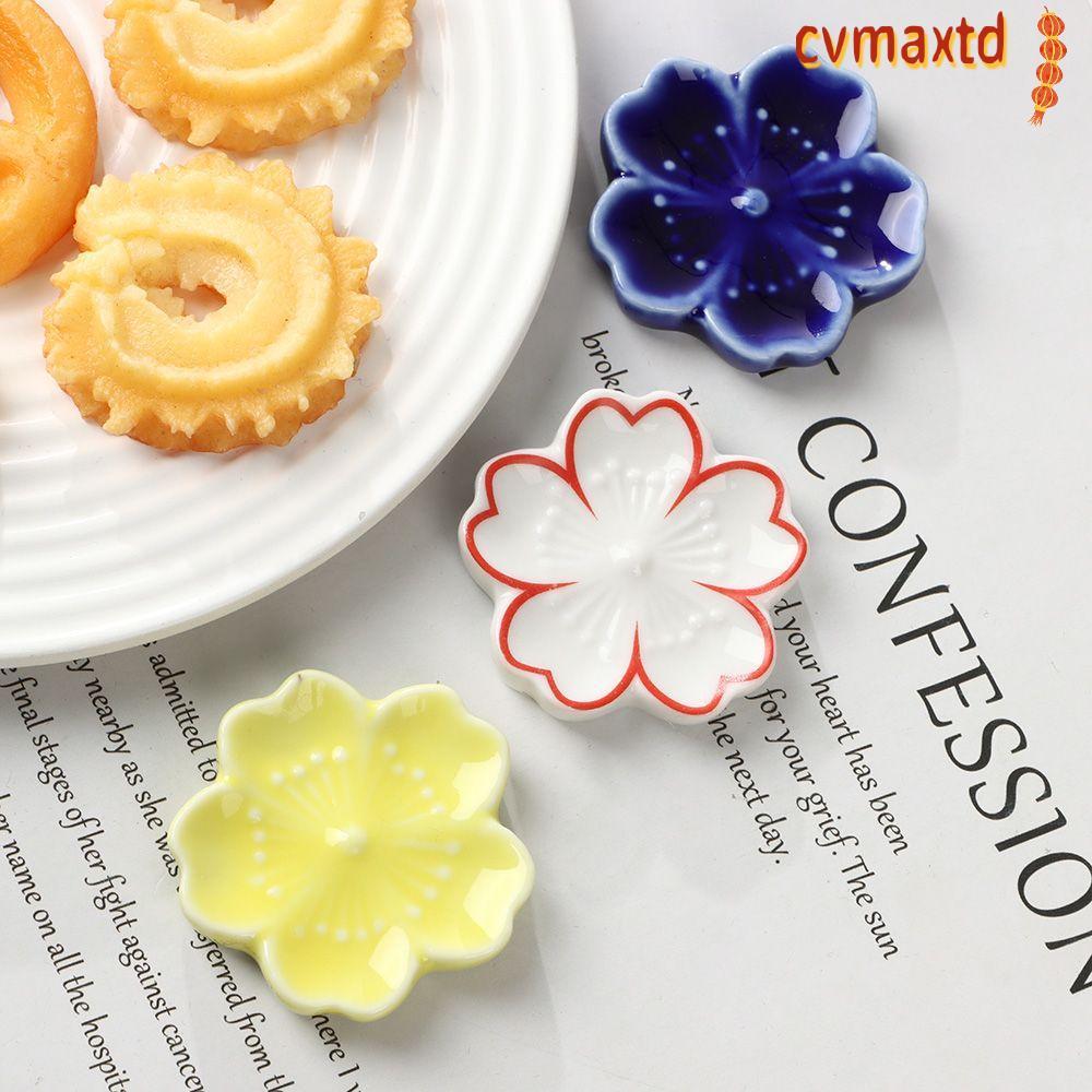 ICVMAX Sakura Blossoms ช้อนส้อมน่ารัก ที่วางตะเกียบ เซรามิกบนโต๊ะอาหาร