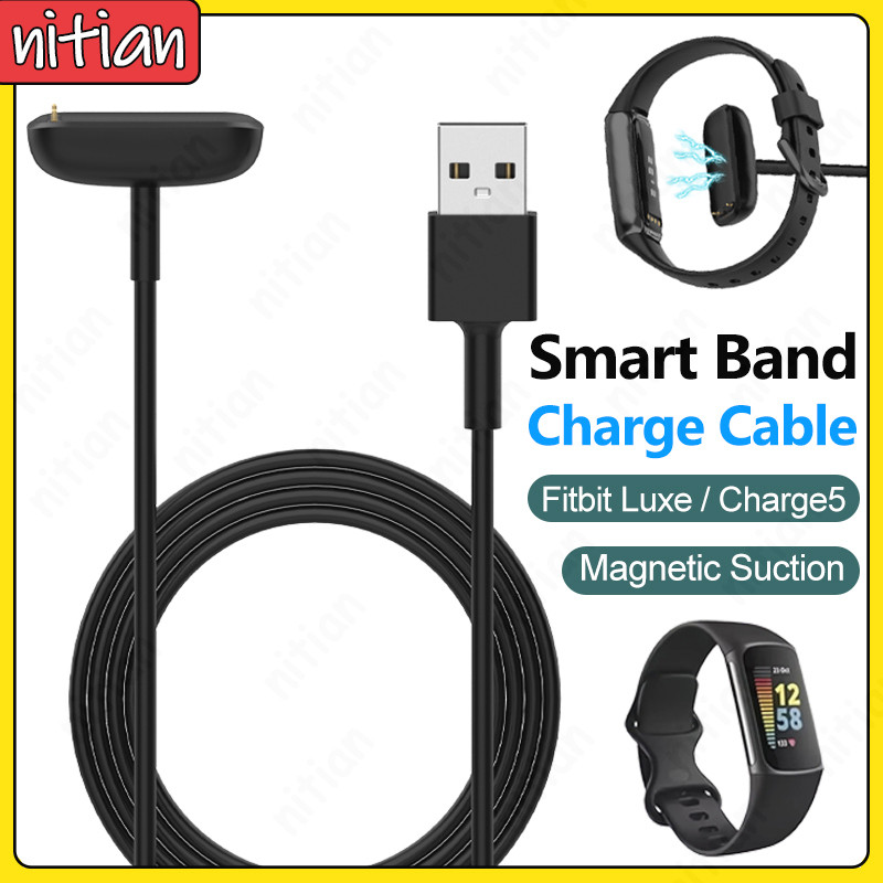 USB เป็นแม่เหล็ก Fibit นาฬิกาอะแดปเตอร์ชาร์จสายสมาร์ท Band Charger Converter สําหรับ Fitbit Luxe/Fit