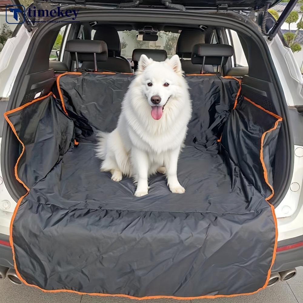 TIMEKEY สัตว์เลี้ยง Trunk MAT สําหรับสุนัขขนาดใหญ่กันน้ํา Cargo Liner SUV Cargo Mat Scratch-proof รถ