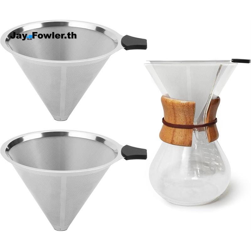 [Jay_Fower]Pour over Coffee Filters(2 Pack) สําหรับระบบ Dripper 6, 8, 10-Cup& 02/03