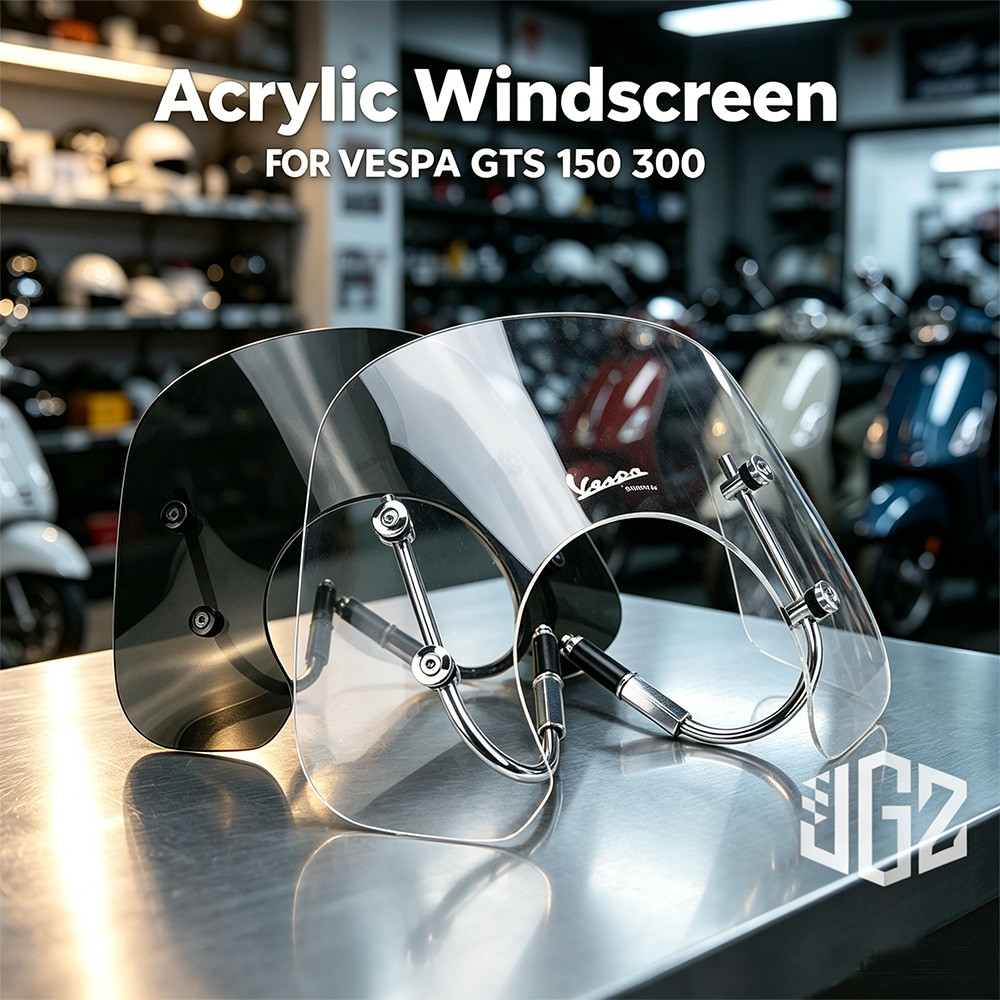 สําหรับ GTS 150 300 กระจกสกู๊ตเตอร์ Flyscreen Air Deflector กระจกอะคริลิค