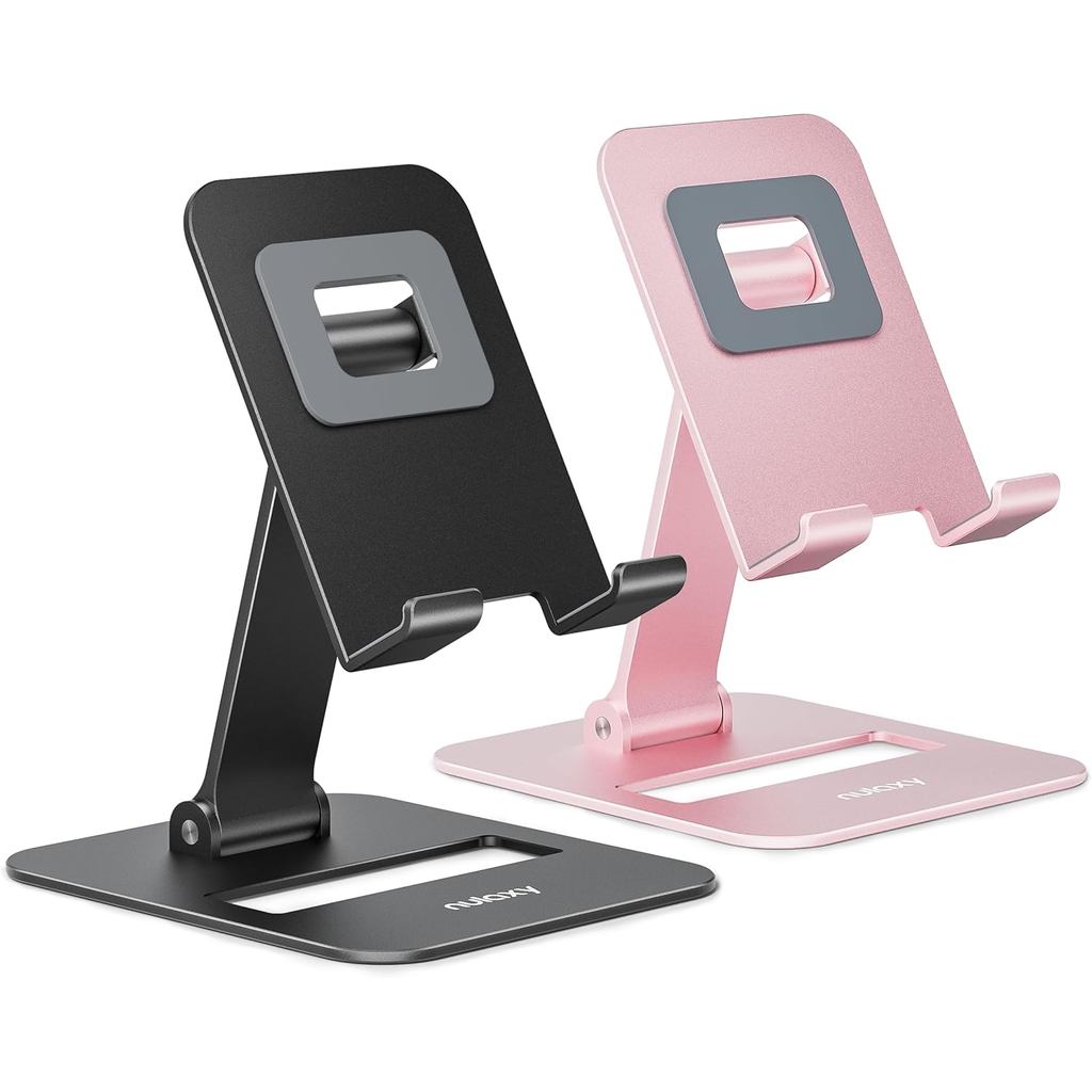 Nulaxy2PackDualFoldingCellPhoneStand,FullablePhoneHolderforDesk,เข้ากันได้กับ17161514131211,Nintendo