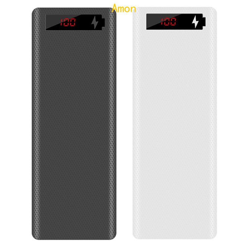 Amon L10 จอแสดงผล LCD DIY 10x18650 สําหรับกรณีสําหรับเชลล์กล่องภายนอกแบบพกพาไม่มี Powerbank Prote