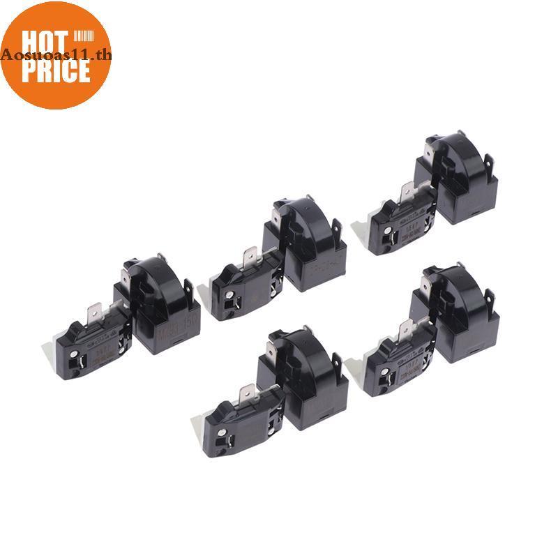 Aosuoas PTC Starter Relay ตู้เย็น Starter Relay ตู้เย็น Overload Protectorpatible พร้อม LG ตู้เย็นpr
