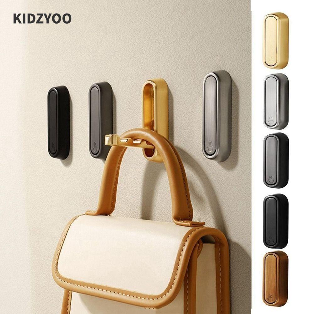 KIDUZYOO ตะขอแขวนเสื้อ, ตะขอแขวนติดผนังแบบพับได้ทนทาน, ฮาร์ดแวร์สําหรับงานหนักโลหะผสมสังกะสีตะขอแขวนเสื้อผ้า Home