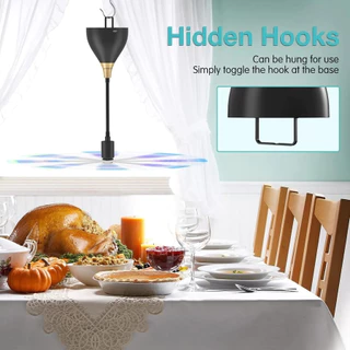 ใบพัดขับไล่แมลงวัน อุปกรณ์ดักและขับไล่แมลงวันอัตโนมัติ พัดลมไล่ยุงแมลงวันไล่ยุงกลางแจ้ง ป้องกันแมลงรบกวน