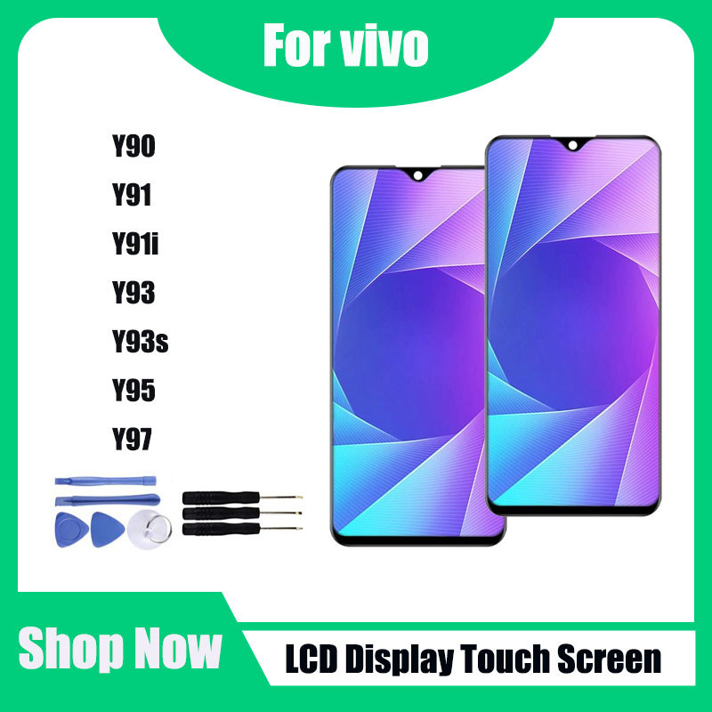 สําหรับ vivo Y90 Y91 Y91i Y93 Y93s Y95 Y97 จอแสดงผล LCD หน้าจอสัมผัสเปลี่ยน