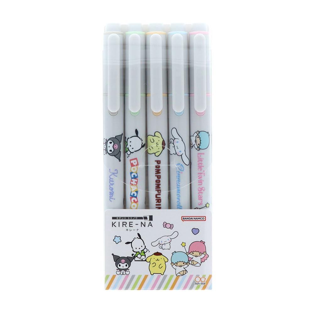 Sun-Star Stationery Sanrio Characters KIRE-NA Pastel Highlighter S4732073Direct From Japan
