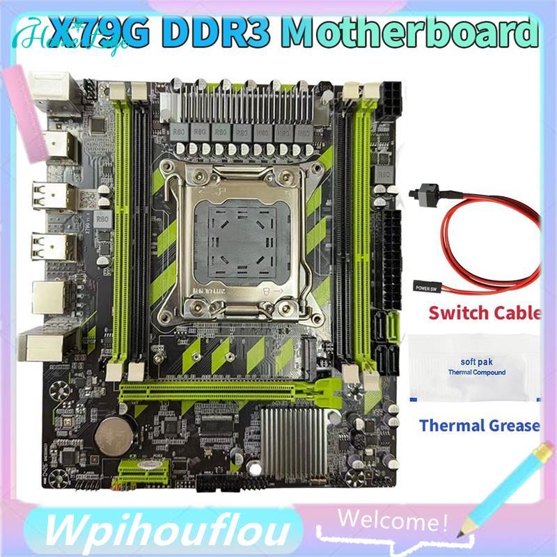 [HoME&life] X79G DDR3 เมนบอร์ดเดสก์ท็อป LGA2011 4XDDR3 RECC สล็อต PCI-E X16 SATA3.0 M.2 NVME Server 
