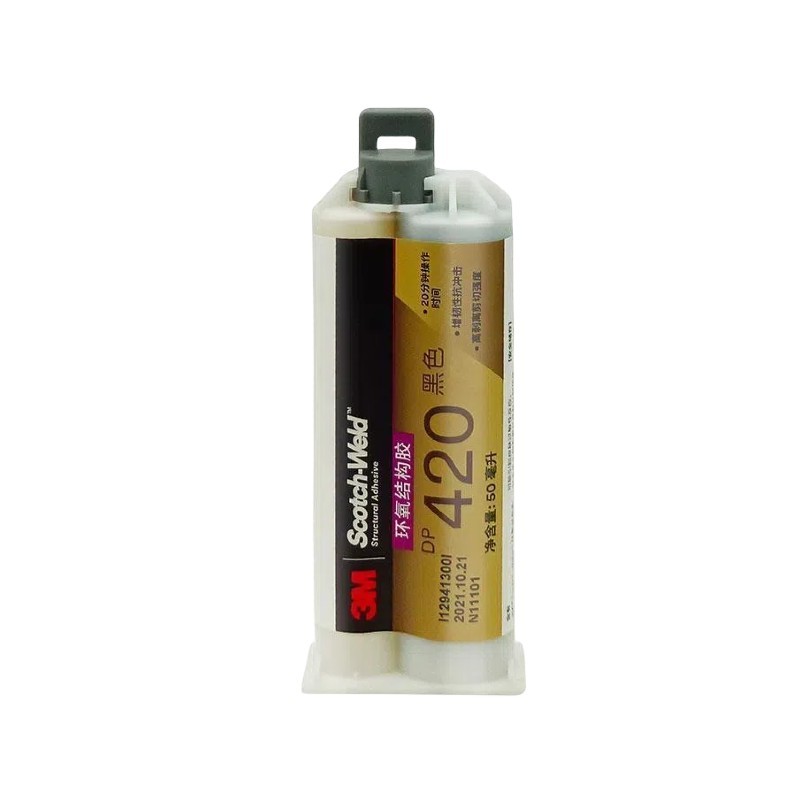3M-DP420 กาวอีพ็อกซี่เรซิ่น AB โครงสร้างกาว Super กาวทนอุณหภูมิสูงเปลี่ยนเชื่อมโลหะ (สีดํา) 4.25