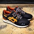 Asics Aces asics รองเท้าลําลองแฟชั่น Black Gold
