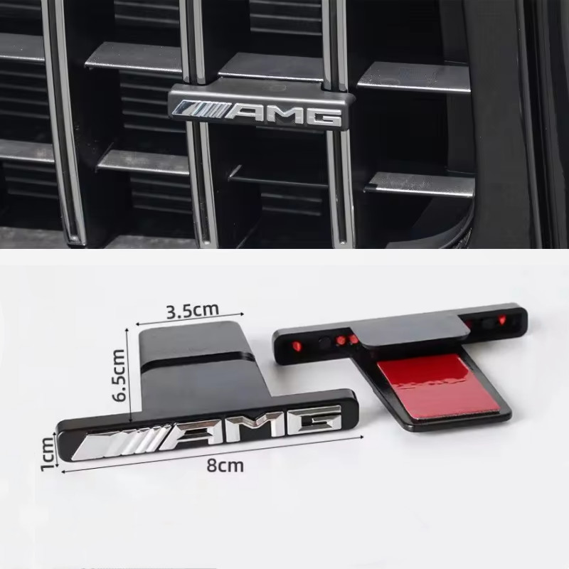 ใช้ได้กับสติ๊กเกอร์ป้าย AMG W176W210W205W212W202W2113GLA GLCC CLS GLK อุปกรณ์เสริมสําหรับ Mercedes-B
