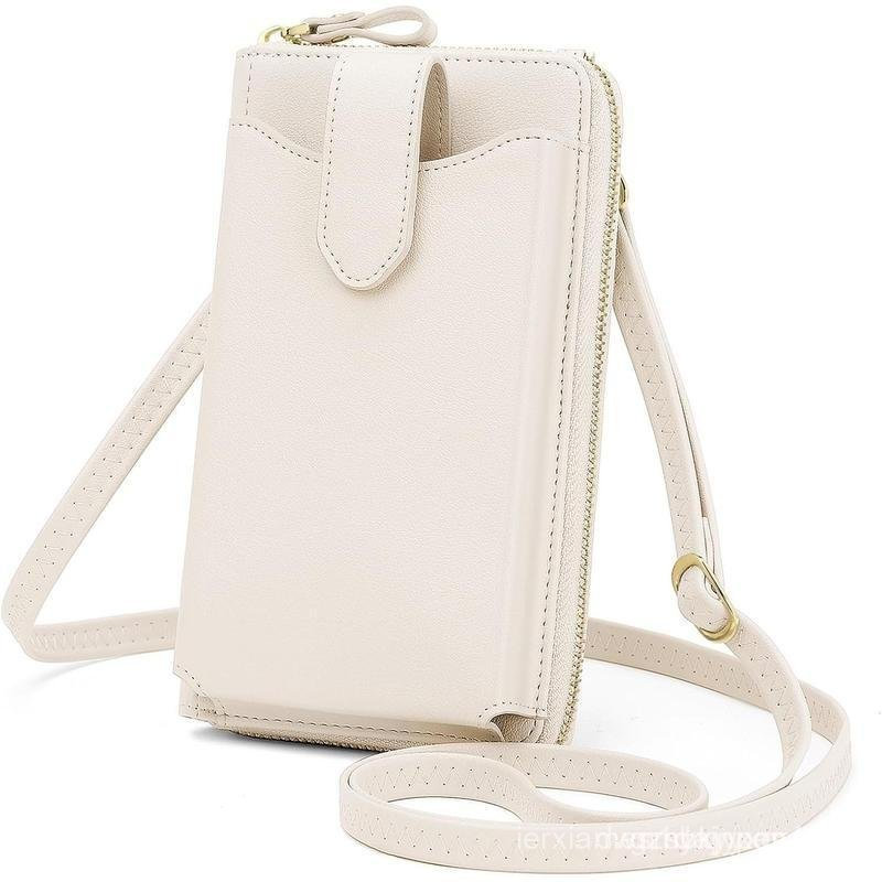 Peacocktion Black Small Crossbody Bags for Women, RFID Leather Cell Phone Purses Wallet, Trendy Cros