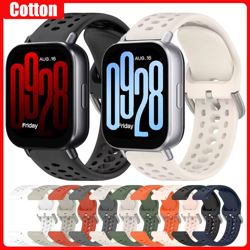 สายรัดระบายอากาศสําหรับ Xiaomi Redmi Watch 5 Active/5 Lite สร้อยข้อมือ Fo Xiaomi นาฬิกา 5/S5/S4 47 มม.S3/S2/S1 Redmi นาฬิกา 3 Active/3 Lite Band