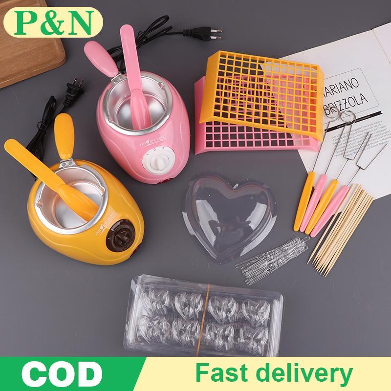 [P&N] เครื่องทําฟองดูช็อคโกแลตเตาหลอมช็อคโกแลต DIY เครื่องมืออบหม้อทําความร้อนด้วยเครื่องกลไฟฟ้าช็อคโกแลต [cod]