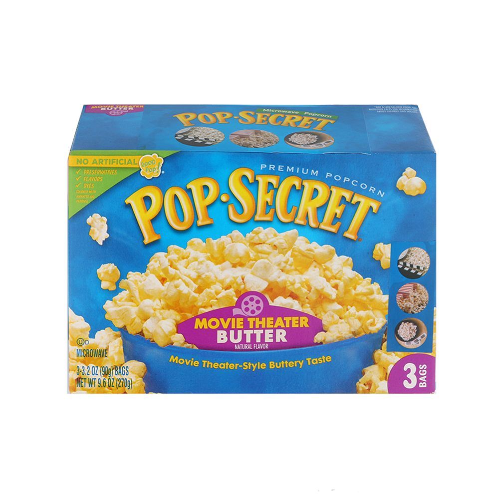 [สินค้าส่งด่วน] ป็อบ ซีเคร็ท มูฟวี่ เธียเตอร์ บัตเตอร์ 270 กรัม POP SECRET MOVIE THEATER BUTTER 270 G.