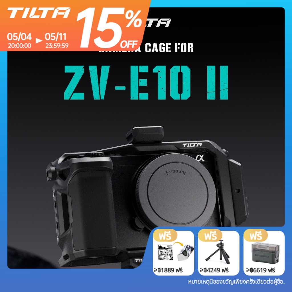 Tilta Sony ZV-E10 II กล้องเต็มรูปแบบสําหรับ Sony กล้องยิงขยายกรอบป้องกันอุปกรณ์เสริม DSLR Rig Sony Z