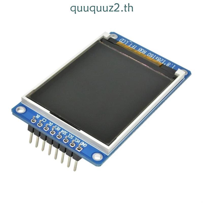 Quu TFT โมดูลจอแสดงผล LCD SPI อินเทอร์เฟซสําหรับ 1 8 นิ้ว 128x160 ST7735 Driver Serialed Port Displa