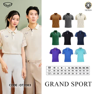 คุ้มกว่านี้ไม่มีแล้ว GRAND SPORT เสื้อโปโล รหัส 072083 แท้100%