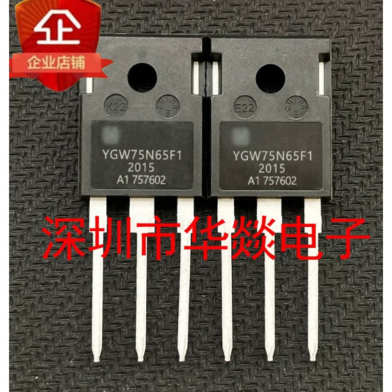 5PCS TO-247 YGW75N65F1 YGW65N65FP YGW15N120F1 YGW50N65T1 MOS หลอดสนาม จัดส่งที่สําคัญในสต็อก
