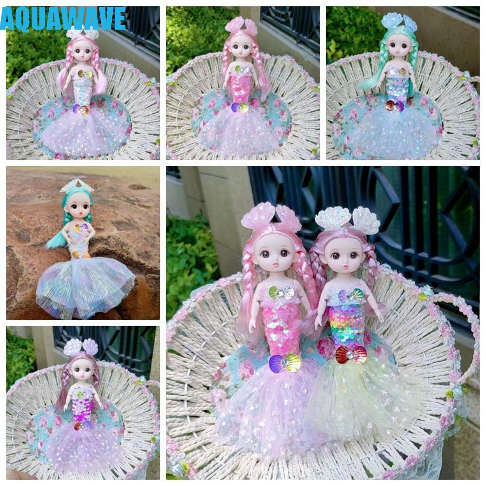 AQUAWAVE Bjd Princess Mermaid Doll, BJD Mermaid Dress-up Toy Bjd Mermaid Doll Toy, Mermaid Doll Figu