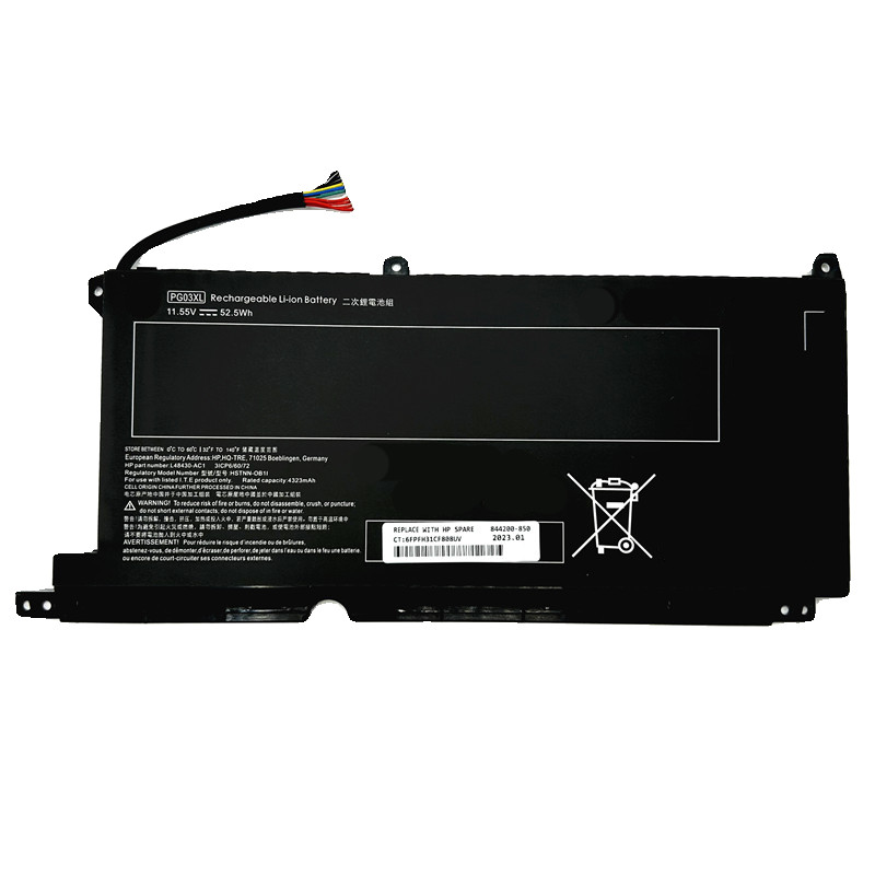 For HP, Light and Shadow Wizard 5/6 Max TPN-C141 Q229 Q241 PG03XL Laptop Battery
