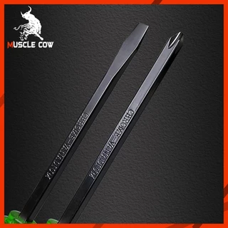 ไขควง Muscle Cow ปากเเฉก-แบน 2 ตัว/ชุด ท้ายตอกได้ ปลายแม่เหล็ก 6 mm x 4" ไขควงปากแบน ไขควงปากแฉก ไขควงตอก