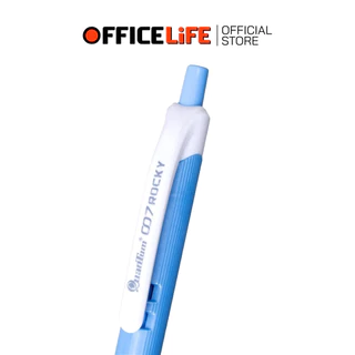 Quantum (ควอนตัม) ปากกาลูกลื่น รุ่น 007 Rocky ขนาด 0.7 mm. หมึกน้ำเงิน ( 1 ด้าม / คละสี )