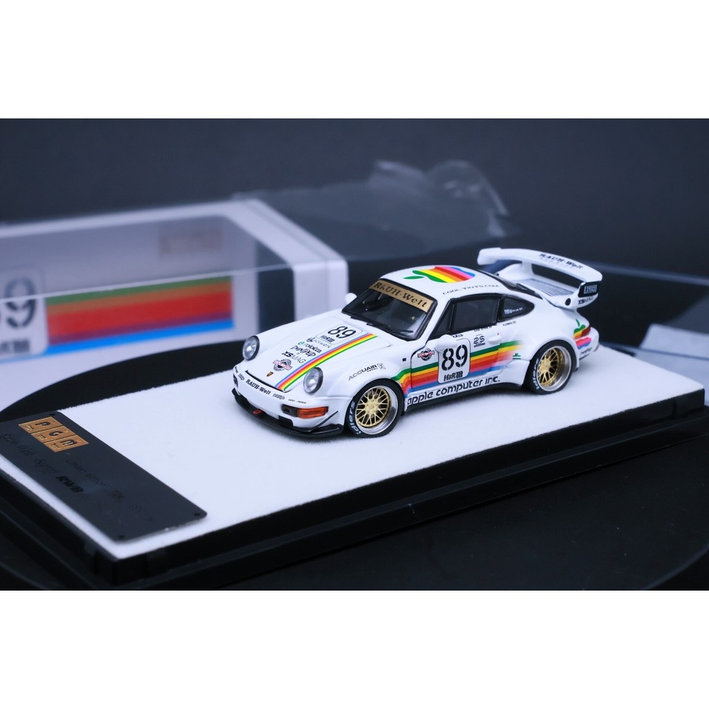 PGM 1/64 รถฟูลไดรฟ์รุ่น Porsche RWB 964 สีขาว