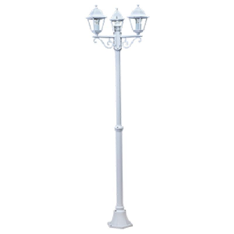 MAX LIGHT ไฟสนามสูง *ขาว C-006 E27x3 100W IP44
