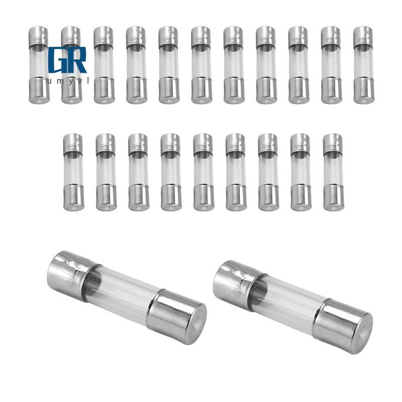 20 x 250 V 2A F2AL Quick F link ฟิวส์หลอดแก้ว 5 มม. x 20 มม.