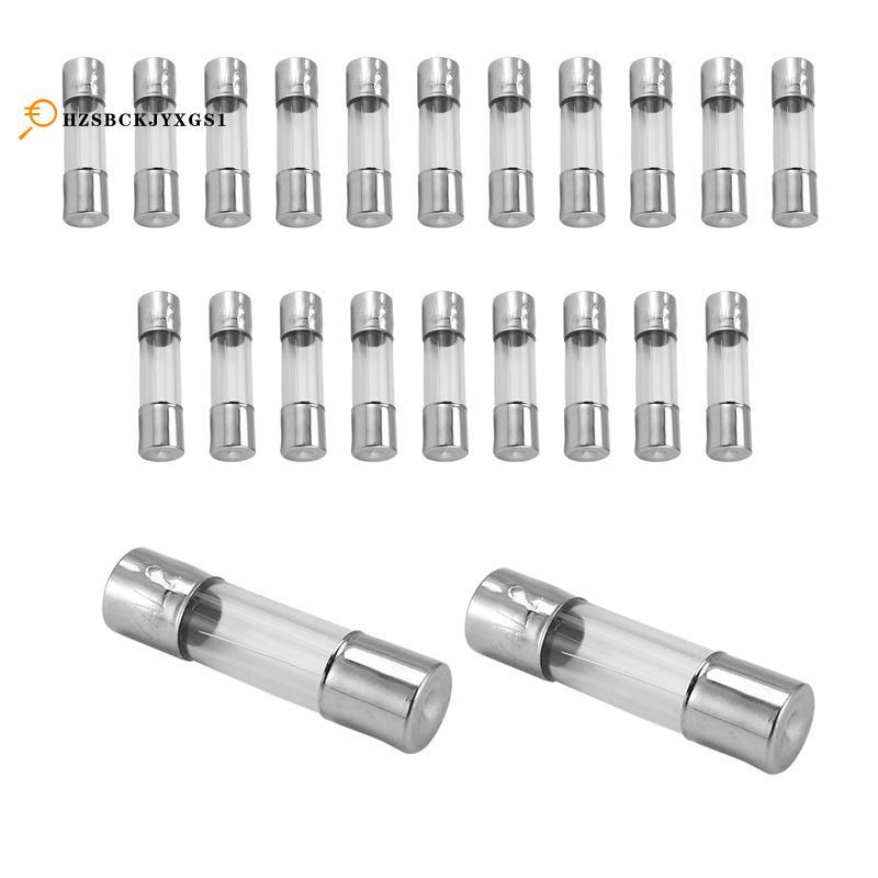 [hzsbckjyxgs1]20 x 250 V 2A F2AL Quick F link ฟิวส์หลอดแก้ว 5 มม. x 20 มม.