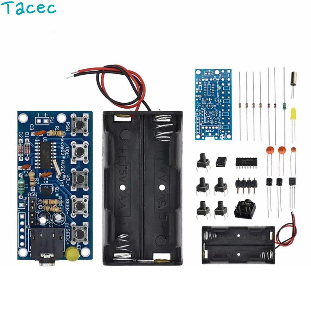 ANAMA โมดูลรับสัญญาณวิทยุ FM, 76 ~ 108MHZ การศึกษา DIY ชุดอิเล็กทรอนิกส์, Professional Soldering Practice Easy to Solder FM ชุดอิเล็กทรอนิกส์ DIY โครงการ