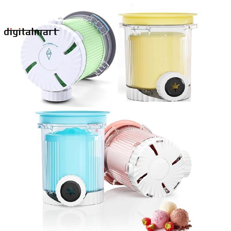 Ice Cream Pints&ฝาปิด(4 ชิ้น) สําหรับ NC701/NC700 Series Swirl Creami Machines- Soft Makers 16 Oz St