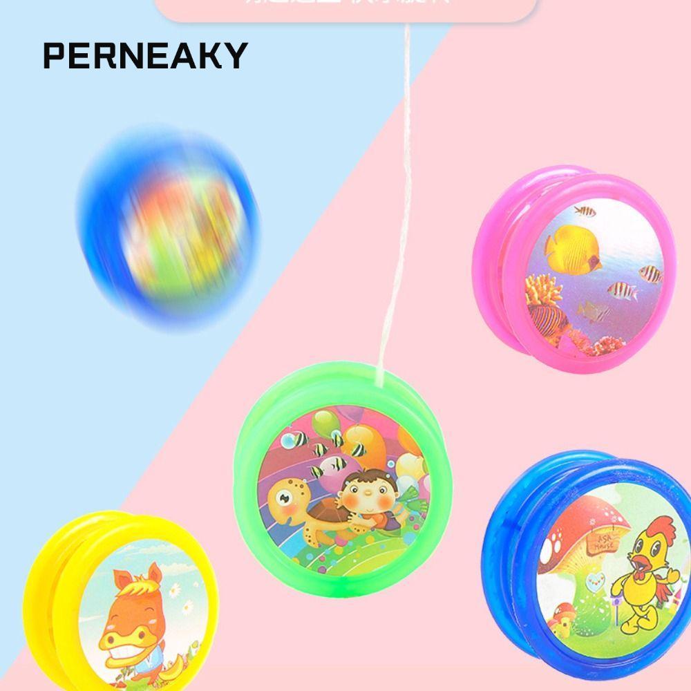 PERNEAKY 1A Yoyo Ball, ของเล่น Yoyo พลาสติกทนต่อการสึกหรอ, ความเข้มข้นเริ่มต้น Anti Drop Dead Sleep 
