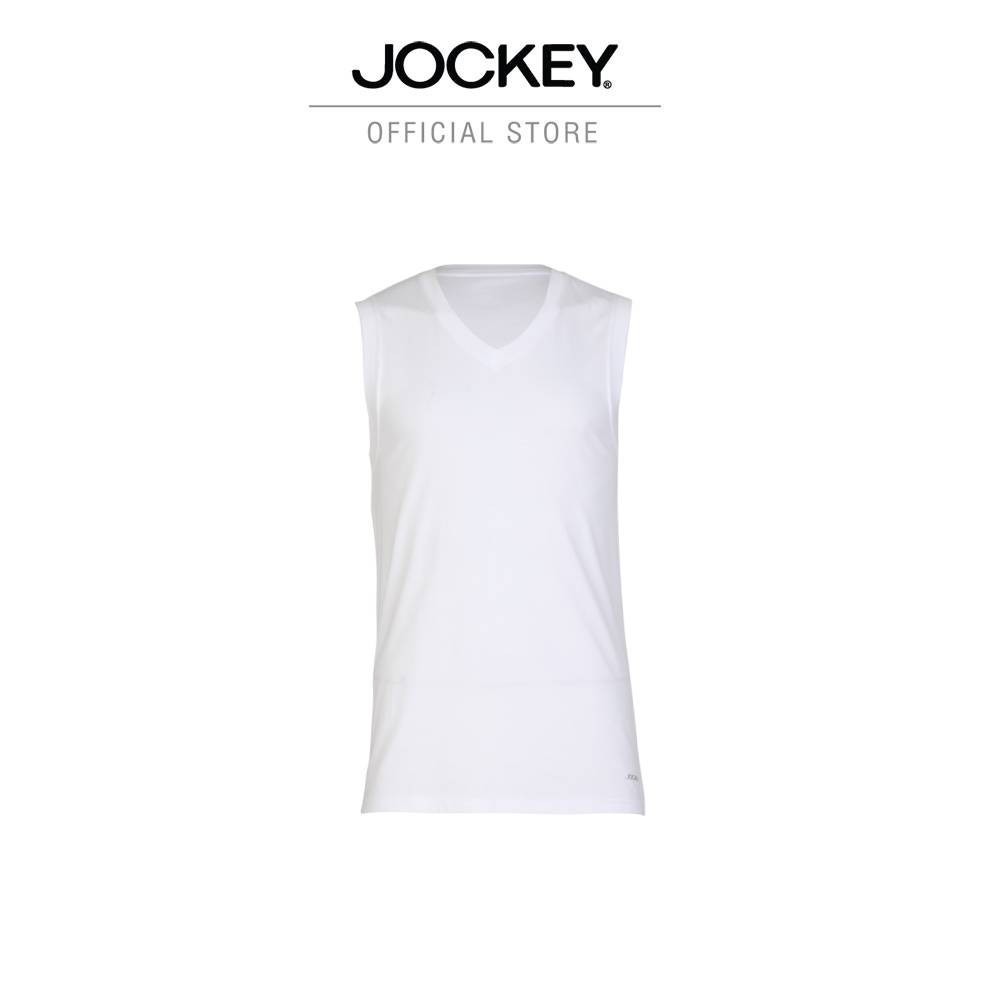 JOCKEY UNDERWEAR เสื้อแขนกุด SUPIMA COTTON รุ่น KU 1901 SLEEVELESS สีขาว – โปรปัง