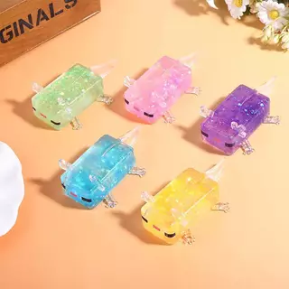 ^N^ น่ารัก Axolotl ของเล่น Handmade ความเครียดบรรเทาของขวัญ DIY Kawaii สัตว์ของเล่นเด็กโต๊ะศึกษาผ่อนคลาย