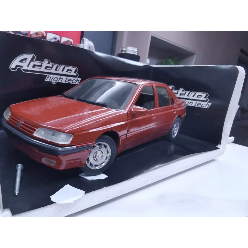 [Orphan] 1: 18 Solido Solido France Pugeot peugeot 605 Sedan Alloy Car Model หายากมาก Out-of-Print C
