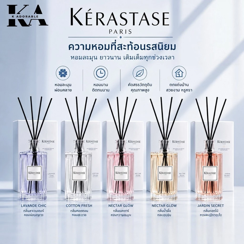 KERASTASE Home Fragrance Reed Diffusors 195ml (เครื่องหอมสำหรับบ้าน)