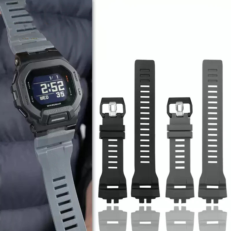 GBD-200 Men's Silicone Strap Sports Waterproof For Casio GBD-200-1A GBD-200RD-4 Rubber Replacement W