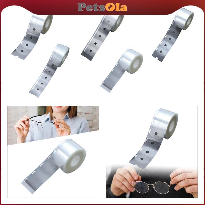 [PETSOLA] 1000 ชิ้นแว่นตา Anti Slip สติกเกอร์ Eyeware อุปกรณ์เสริมสวมใส่เลนส์ป้องกันรอยขีดข่วน Edging Blocking แผ่นใส
