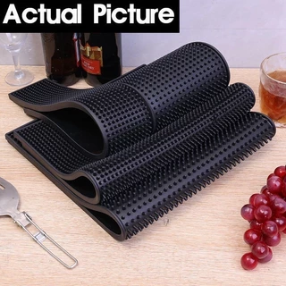 🔥ส่งฟรี🔥รุ่นหนาพิเศษ บาร์แมท แผ่นกันลื่น รองกาแฟ Bar Mat สำหรับบาร์กาแฟ แผ่นยางรองเชคเ แผ่นระบายน้ํา แผ่นดูดซับน้ํา