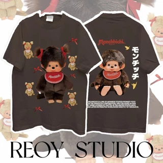 REOY_STUDIO♥เสื้อยืด ผ้าฟอก Oversize แฟชั่นสไตล์เกาหลี T-Shirt โอเวอร์ไซส์ สกรีนลายสวยงาม พิมพ์ คอกลม ฤดูร้อน#009