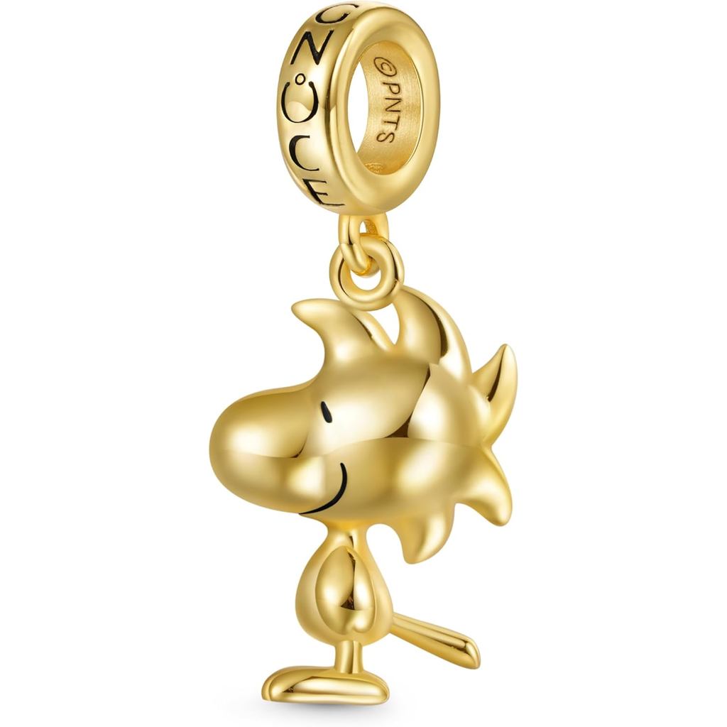 GNOCE จี้ Snoopy แบบ Dangle Charm สแตนเลสคุณภาพสูง สำหรับคนพิเศษ ในโอกาสวันวาเลนไทน์และวันแม่
