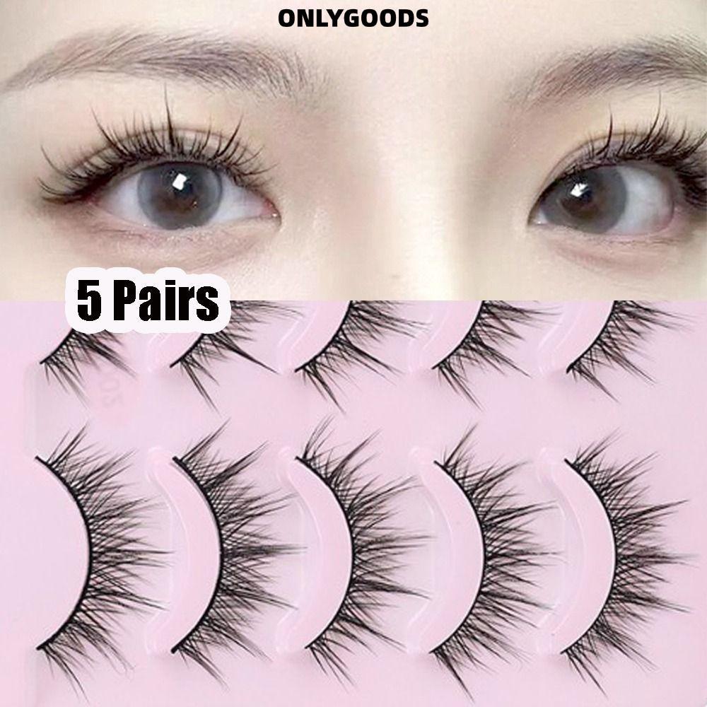 เท่านั้นขนตาปลอม, ขนมิงค์แต่งหน้าธรรมชาติ Little Devil Lashes, Handmade Full Strip Little Devil Mink Hair Eye Lashes สําหรับ DIY Eyelashes Extension