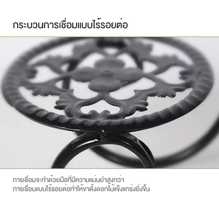 ที่วางดอกไม้สองชั้น ที่วางดอกไม้ วัสดุหนา ติดตั้งง่าย ที่วางดอกไม้สารพัดประโยชน์ ไม่เสียรูปทรงง่าย