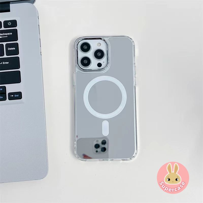 Simple Magnetic Mirrorเคสโทรศัพท์สําหรับRedmi K90 Pro Max K80 Pro K70E K70 K60 Ultra K50i K50 Pro Ul